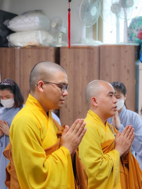 The Vesak great ceremony at Duoc Su Temple, Incheon City, South Korea